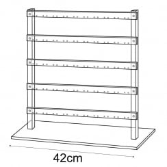 50 pair ladder earring stand jewellery display