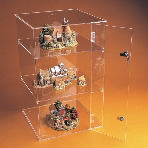 59cm lockable display case counter standing