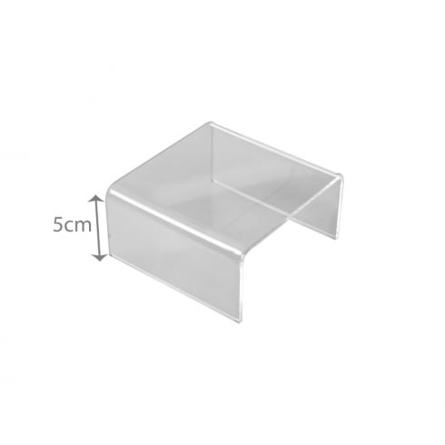 5cm riser   (acrylic display stands)