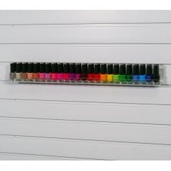 60cm shallow lipped slatwall shelf