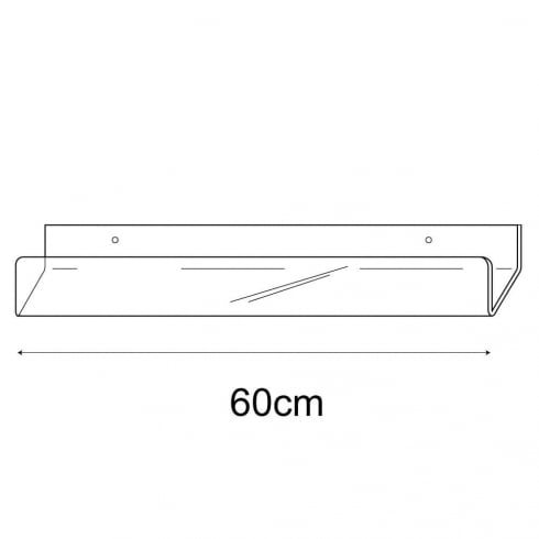 60cm standard greeting card rack wall fixing