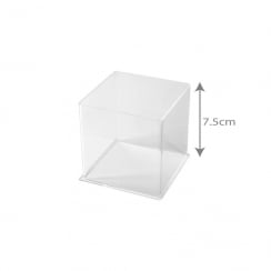 7.5cm square tub   (acrylic tubs & containers)