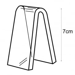 7cm shoe heel rest