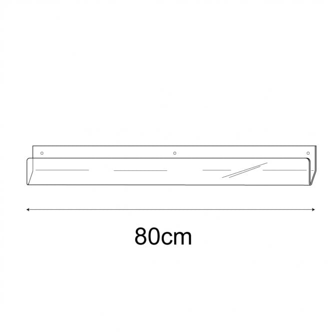 80cm economy greeting card rack wall fixing