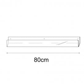 80cm economy greeting card rack wall fixing