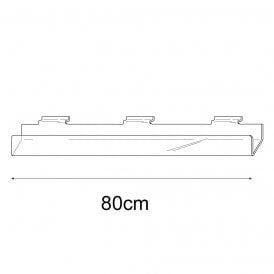 80cm standard greeting card rack slatwall