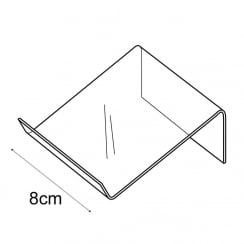 8cm shallow support   (general purpose retail equipment)