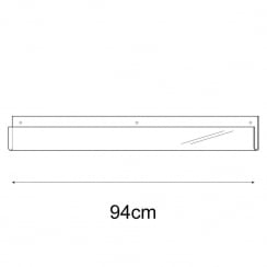 94cm single greeting card (0.5cm capacity) rack wall fixing