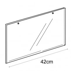A3 landscape sign holder-hanging   (PVC sign holder)