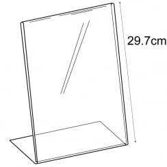 A4 budget angle sign holder-counter   (PVC sign holder)