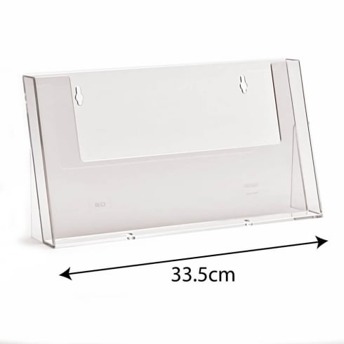 A4 landscape leaflet holder counter standing