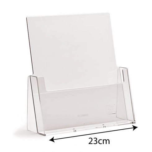 A4 portrait leaflet holder counter standing