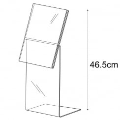A4 sign holder-mattress   (acrylic sign holder)