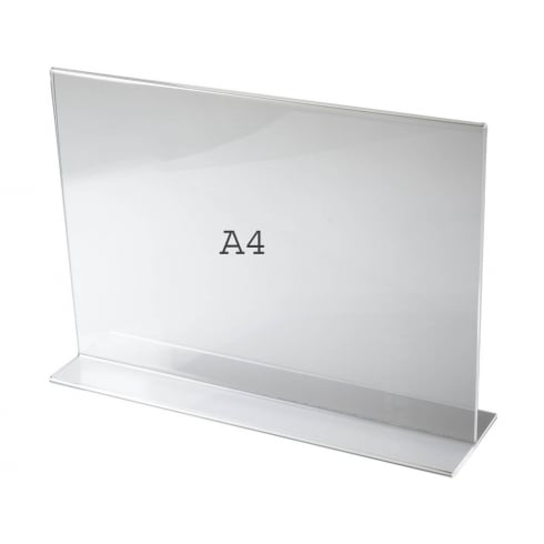A4 vertical landscape sign holder-counter   (acrylic sign holders)