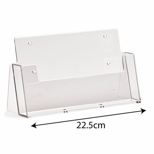 A5 landscape leaflet holder counter standing