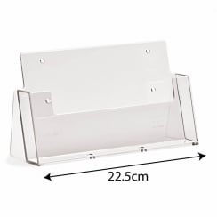 A5 landscape leaflet holder counter standing