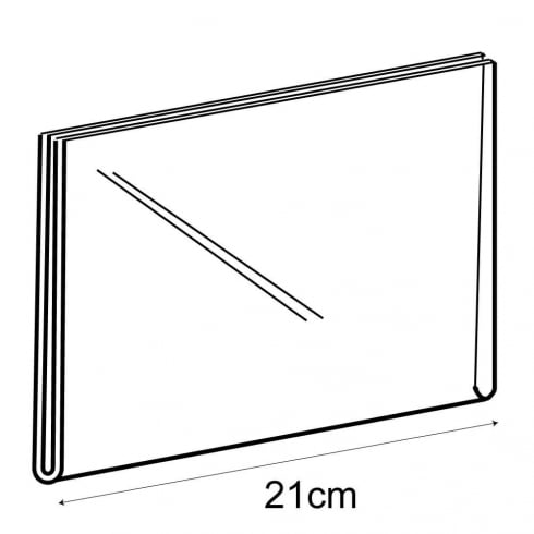 A5 landscape sign holder-wall   (acrylic sign holder)