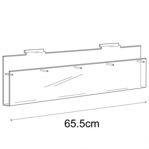 A5 multi leaflet holder slatwall