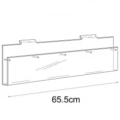 A5 multi leaflet holder slatwall
