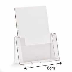 A5 portrait leaflet holder counter standing