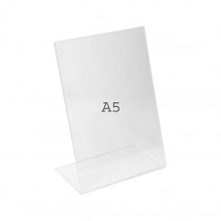 A5 portrait sign holder-counter
