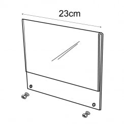 A5 sign holder for T85000   (retail equipment extras)