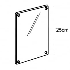 A5 single sign panel-wall   (acrylic sign holder)