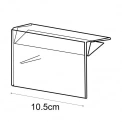 A7 shelf barker-push on   (pricing & labelling solution)