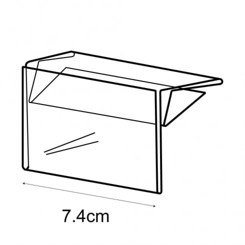 A8 shelf barker-push on   (pricing & labelling solution)