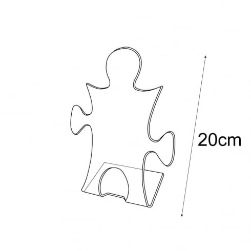 Boy shaped jigsaw pendant and necklace jewellery display stand