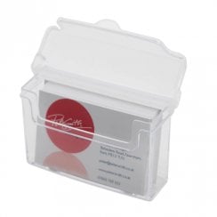Business card holder weatherproof holder wall fixing