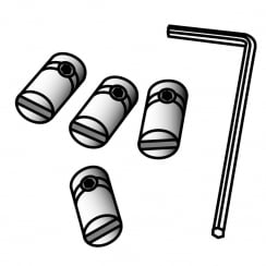 Cable-to-sign connector: pack of 4 (shop equipment extras)