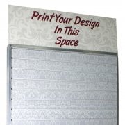 Custom printed header to W25's: single sided   