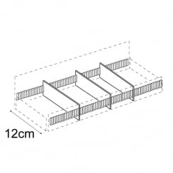 Divider kit for T72000 tiered tray   (point of sale accessories)