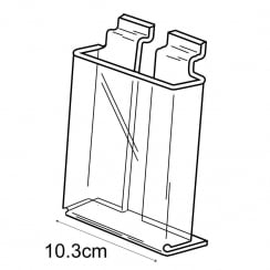 DL (1/3 A4) leaflet holder slatwall