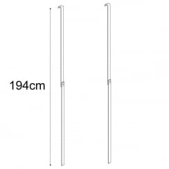 Exhibition card display hangers: pack of 2 