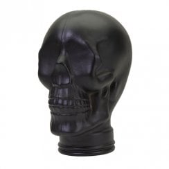 Glass skull: Black 