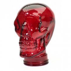 Glass skull: Red