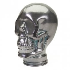 Glass skull: Silver