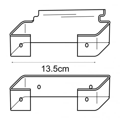 Glasses display adaptor kit-slatwall   (slatwall adaptor )