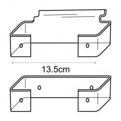 Glasses display adaptor kit-slatwall   (slatwall adaptor )