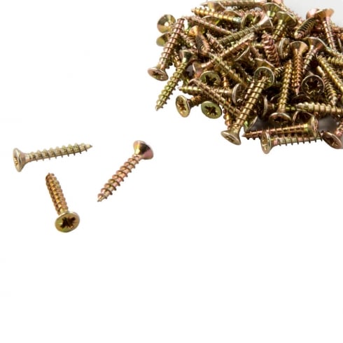 Groovewall fixing screws: pack of 100   (slatwall: shop fittings)