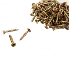 Groovewall fixing screws: pack of 100 (slatwall: shop fittings)