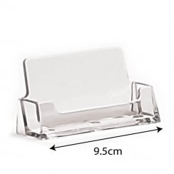 Landscape business card holder counter standing