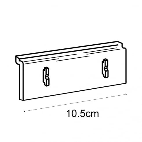 Leaflet holder adaptor-slatwall   (brochure holder)