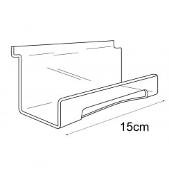 Plate display-slatwall   (bag display: point of sale)