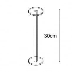 Shelf stand 1 round shelf (decorative shelves)