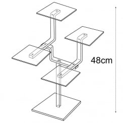 Shelf stand 4 shelf   (window displays: shelving)
