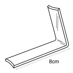 Shoe heel support: dual height