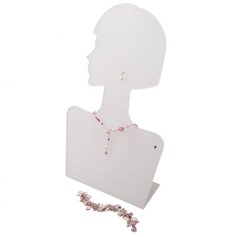 Silhouette head: left facing   (jewellery & fashion display)